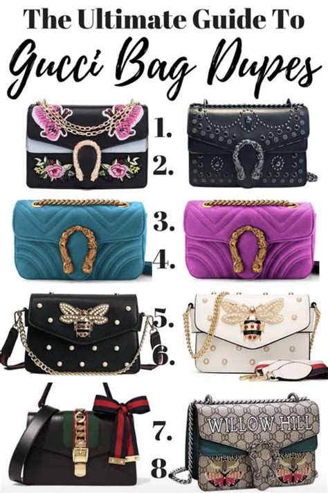 ebay designer bag dupes|best gucci dupes on amazon.